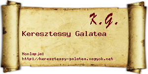 Keresztessy Galatea névjegykártya